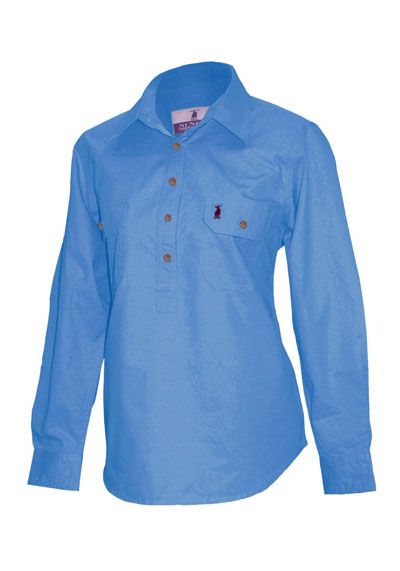 LB2 Nungar/Spinifex Women's 1/2 Placket Work Shirt