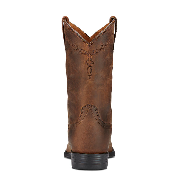 Ariat Wms Heritage Roper Distressed Brown - View 3