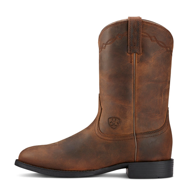 Ariat Wms Heritage Roper Distressed Brown - View 2