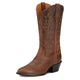 Ariat Wms Heritage Western R Toe Distressed Brown