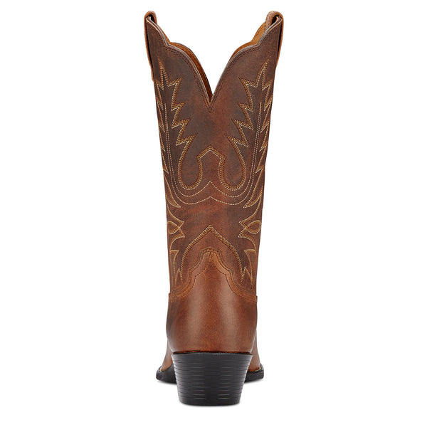 Ariat Wms Heritage Western R Toe Distressed Brown - View 3