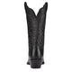 Ariat Wms Heritage Western R Toe Black Deertan - View 3