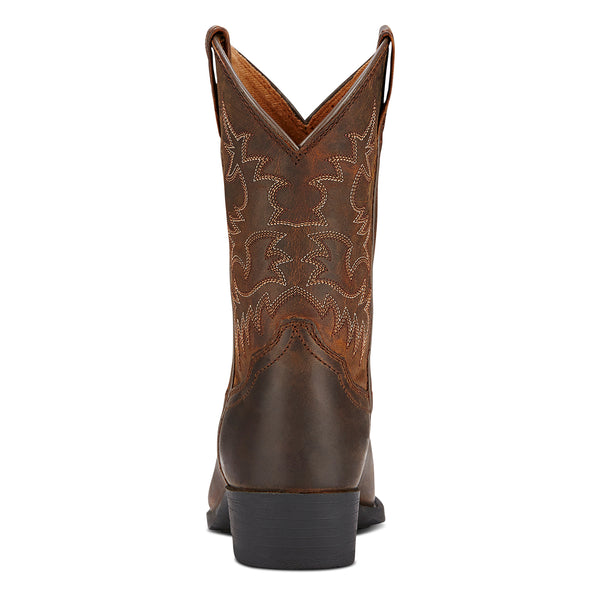 Ariat Kds Heritage Western Distressed Brown - View 3