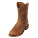 Ariat Mens Duraroper Distressed Brown boots detail view