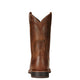 Ariat Mens Duraroper Distressed Brown boots heel view