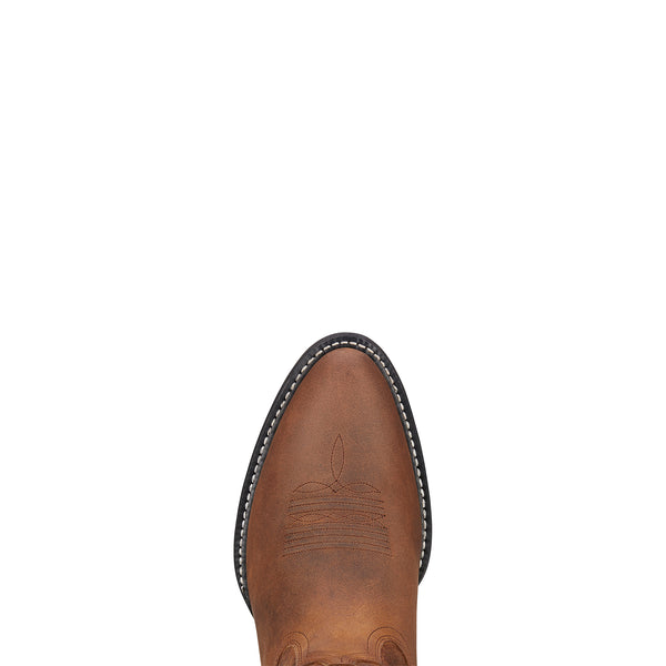 Ariat Mns Heritage Western R Toe Distressed Brown - View 5