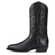 Ariat Mns Heritage Western R Toe Black Deertan - View 2