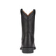 Ariat Mens Heritage Roper Black boots heel view