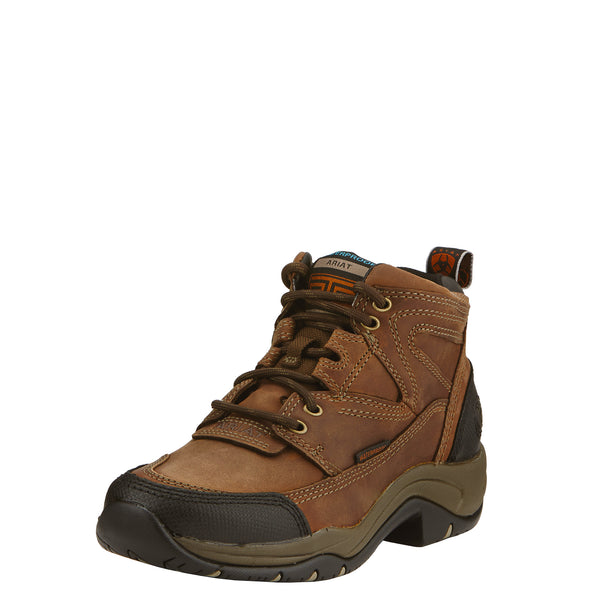 Ariat Womens DuraTerrain H2O Distressed Brown 10004823 - 3/4 Front View