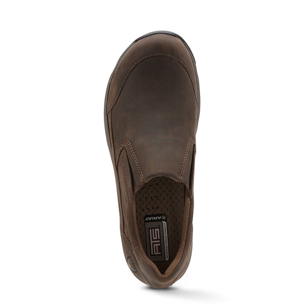 Ariat Womens Portland Distressed Brown - toe detail