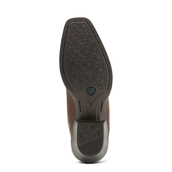 Ariat Wms Round Up Sq Toe Powder Brown - View 4