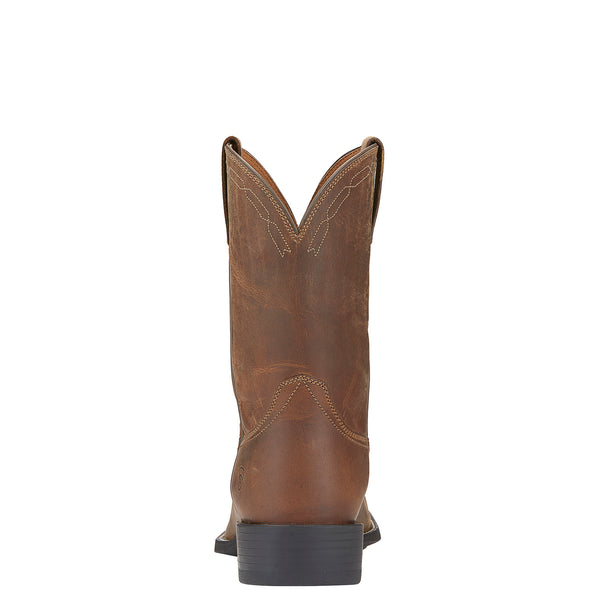 Ariat Mns Heritage Roper Wst Powder Brown - View 5