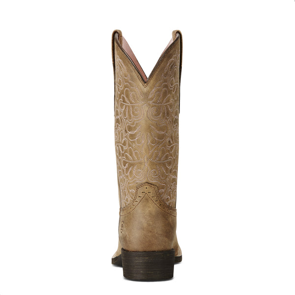 Ariat Wms Round Up Remuda Brown Bomber - View 7