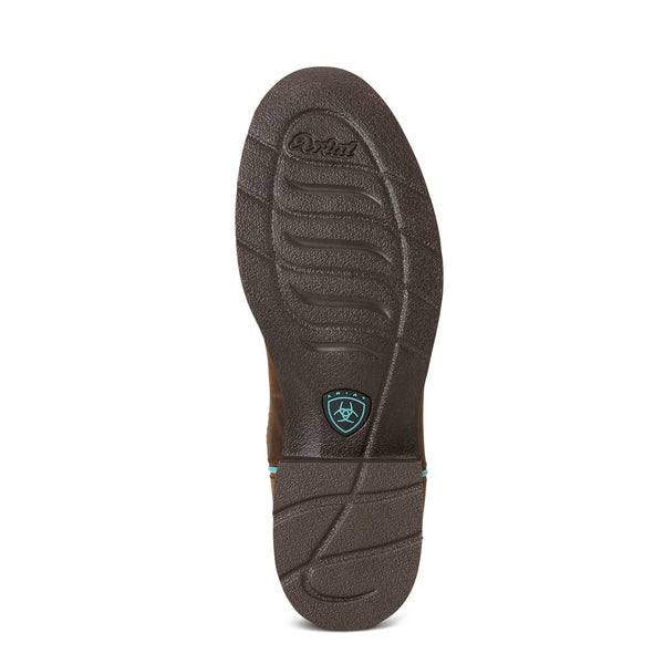 Ariat Wms Delilah Round Toe Distressed Brown / Fudge Brown - View 4