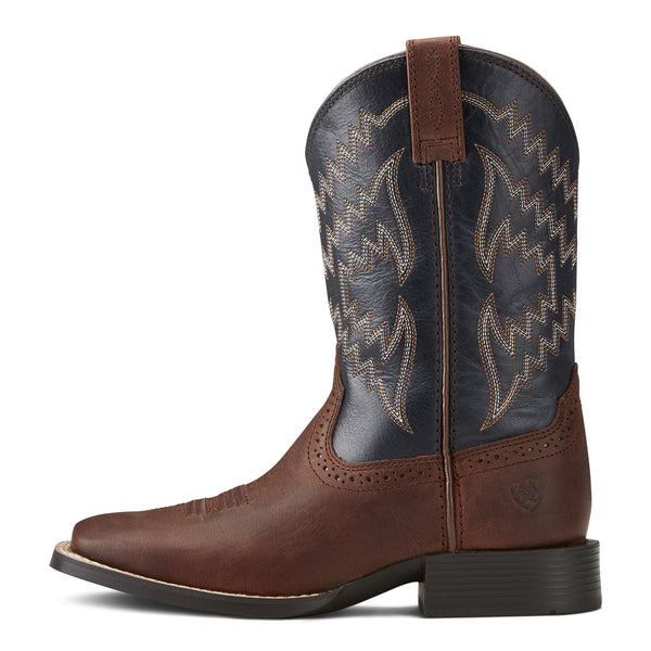 Ariat Kds Tycoon Brazen Brown / Arizona Sky - View 2