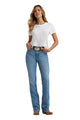 112367598 Wrangler Women's High Rise Boot Cut Jean - model
