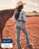 112367598 Wrangler Women's High Rise Boot Cut Jean - lifestyle