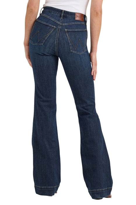 112367600 Wrangler Women's Hi Rise Trouser - Bespoke - back