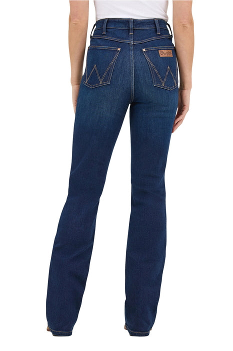 112367606 Wrangler Women's High Rise Boot Cut Jean - Rodeo - back