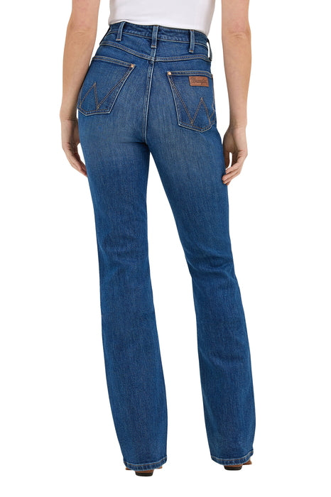 112367607 Wrangler Women's High Rise Boot Cut Jean - Rodeo - back