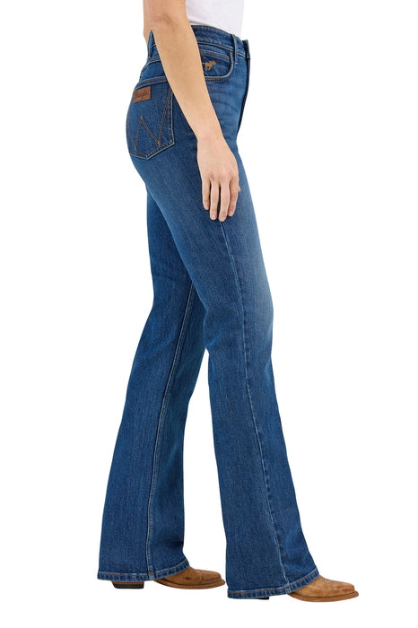 112367607 Wrangler Women's High Rise Boot Cut Jean - Rodeo - side