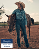 112367607 Wrangler Women's High Rise Boot Cut Jean - Rodeo - model front