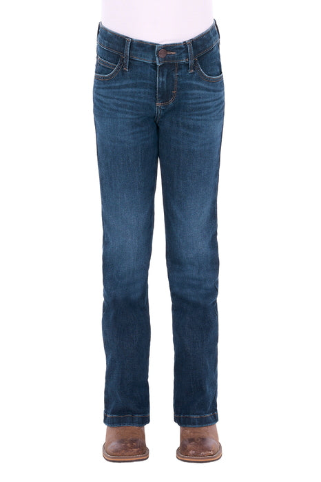 112371933 Wrangler Girl's Boot Cut Jean - back