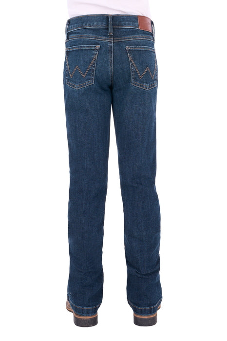 112371933 Wrangler Girl's Boot Cut Jean - side