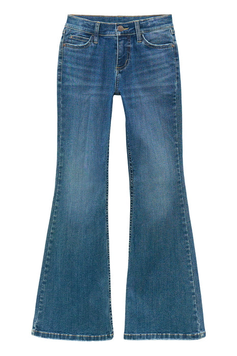 112371943 Wrangler Girl's Flare Jean - back