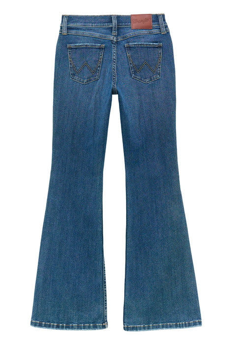 112371943 Wrangler Girl's Flare Jean - front