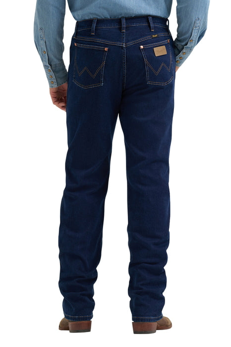 112381866 Wrangler Mens Tough Lite Original Fit Jean - Orginal Rinse - back