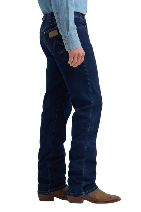 112381866 Wrangler Mens Tough Lite Original Fit Jean - Original Rinse - side