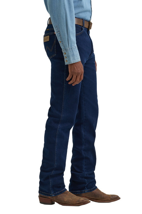 112381870 Wrangler Men's Tough Lite Slim Fit Jean - Original Rinse - side