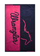 WRANGLER RUNNING HORSE TOWEL - Navy/Aqua - Size One Size Fits All