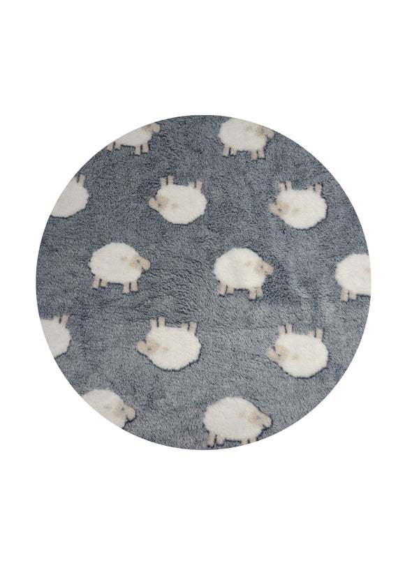 SHEEP SNUGGLE RUG - Grey/Blue - Size All