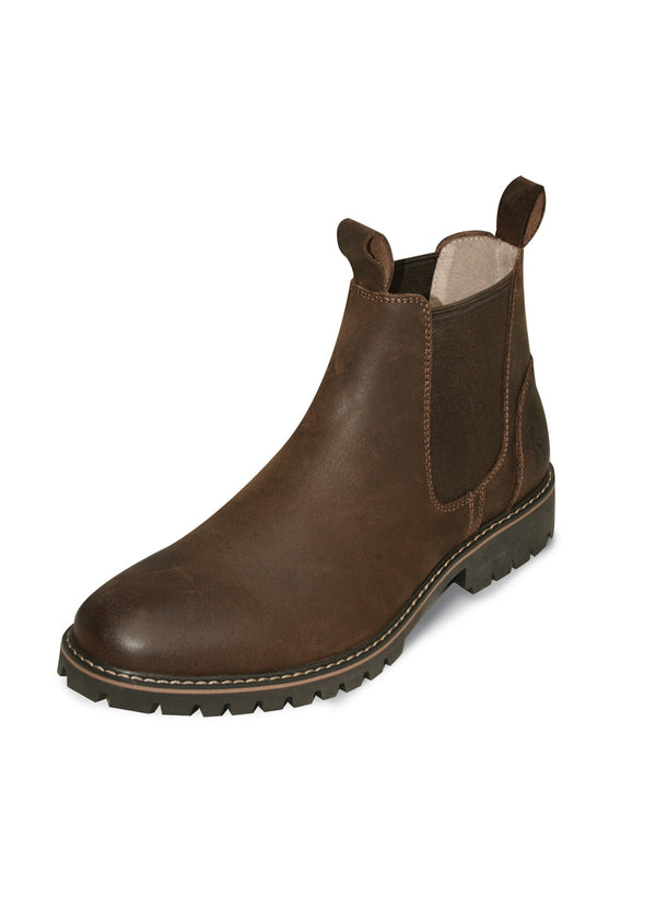 MENS JACKSON DRESS BOOT - EE fit - DARK BROWN - Size 9