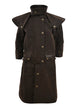 KIDS H/CTRY OILSKIN LONG COAT - Rustic Mulch - Size 4