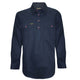 MENS H/PLKT LIGHT CTN SHIRT - DARK NAVY - Size XS