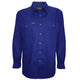 MENS F/PLKT LIGHT CTN SHIRT - ROYAL BLUE - Size XS