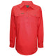 WMNS H/PLKT LIGHT CTN SHIRT - ROYAL BLUE - Size 20