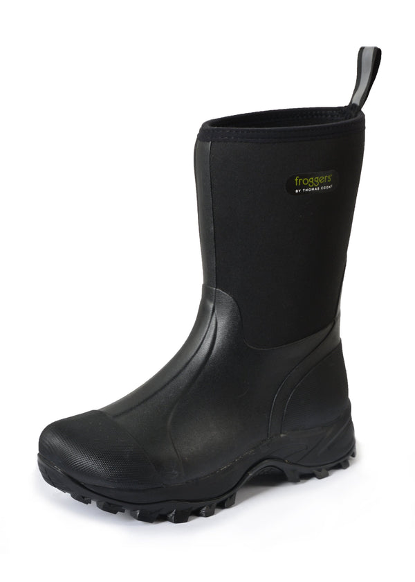MENS FROGGERS ADV MID BOOT - BLACK - Size 6