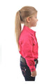 KIDS HEAVY DRILL LS SHIRT - Cobalt - Size 2