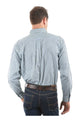 MENS WENTWORTH LS SHIRT - Royal Blue/Red - Size M