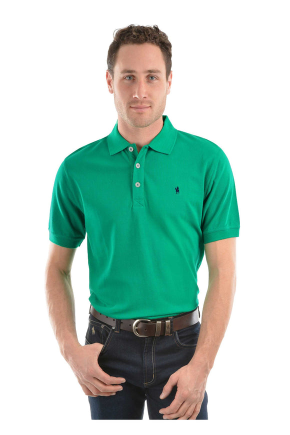 MENS TAILORED SS POLO - Dark Navy - Size S