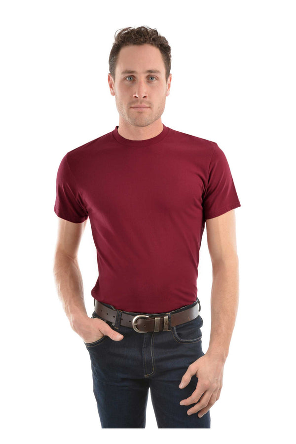 MENS CLASSIC FIT TEE - Grey Marle - Size M