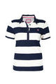 WMNS RACHEL SS POLO - Soft Pink/Dark Navy - Size 22