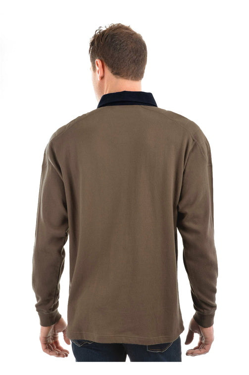 MENS BILL RUGBY - Mushroom - Size M