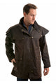 HI COUNTRY OILSKIN SHORT COAT - Rustic Mulch - Size XS