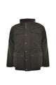 MENS TARCUTTA OILSKIN JACKET - Rustic Mulch - Size XS