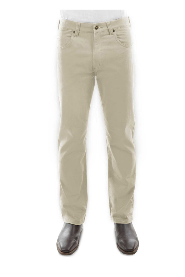 MENS TAILORED MOLESKIN JEAN - Camel - Size 32